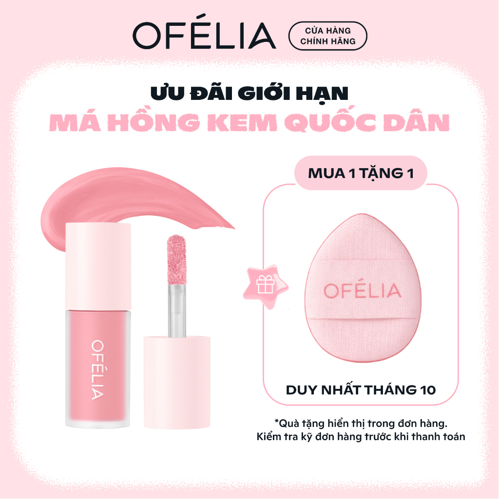 (Mới) Má Hồng Kem OFÉLIA Lolli Liquid Blush (4.6g)