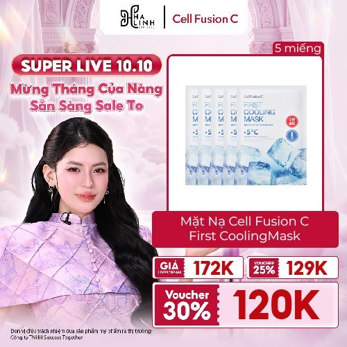 [VHL x Cell Fusion C] Mặt Nạ Cell Fusion C First Cooling Mask 27g*5 Miếng