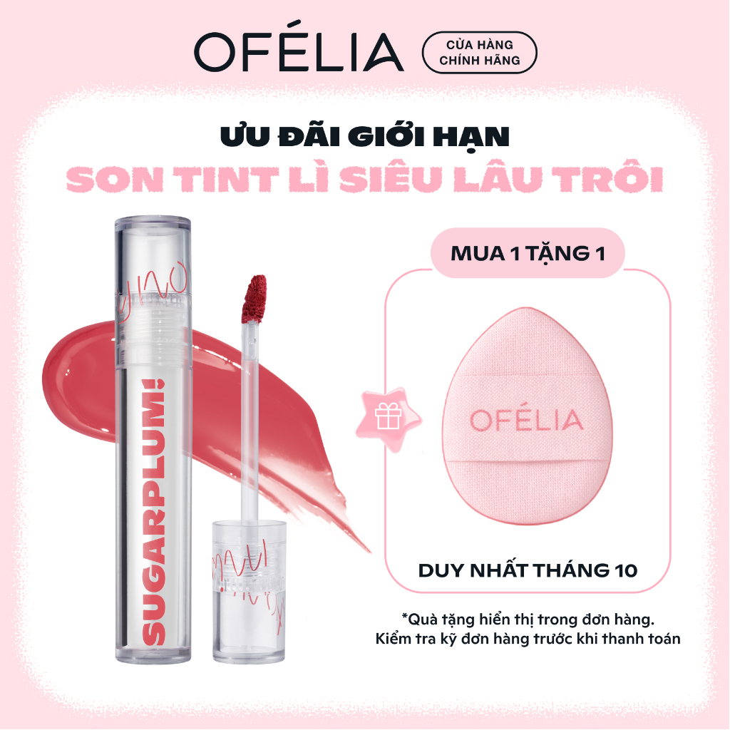 Son Tint Nước Mịn Lì Thuần Chay SUGARPLUM MistyNow Blurring Tint (3.8g)