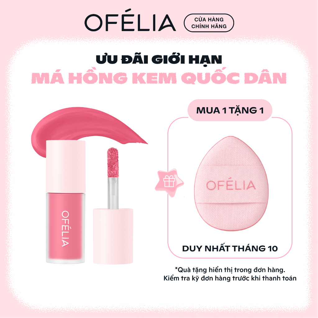 Má Hồng Kem OFÉLIA Lolli Liquid Blush (4.6g)