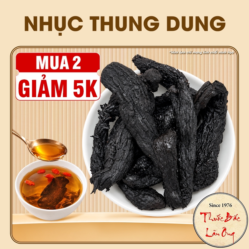 Nhục thung dung 200g, củ to, thơm, dẻo - Lãn Ông