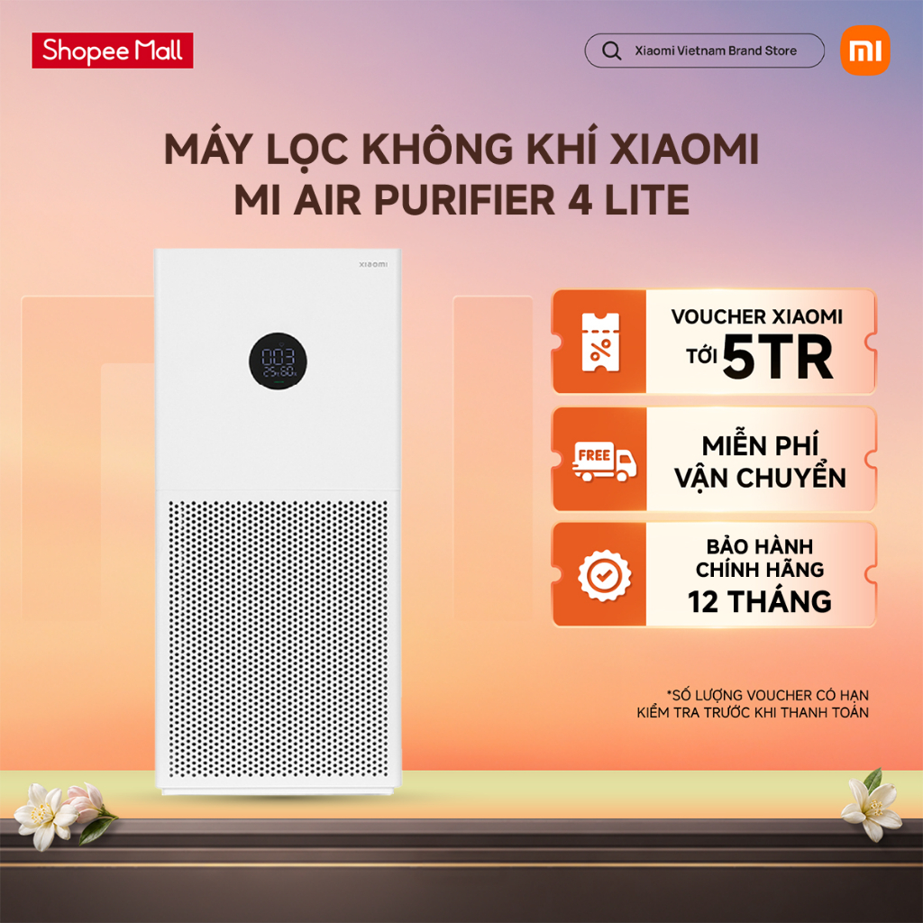 Máy lọc không khí Xiaomi Mi Air Purifier 4 Lite - Trắng