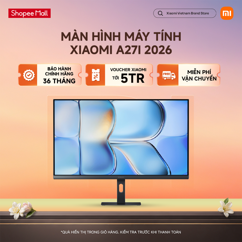 Màn hình máy tính Xiaomi Monitor A27i EU ELA5345EU - Trải nghiệm giải trí và làm việc mượt mà