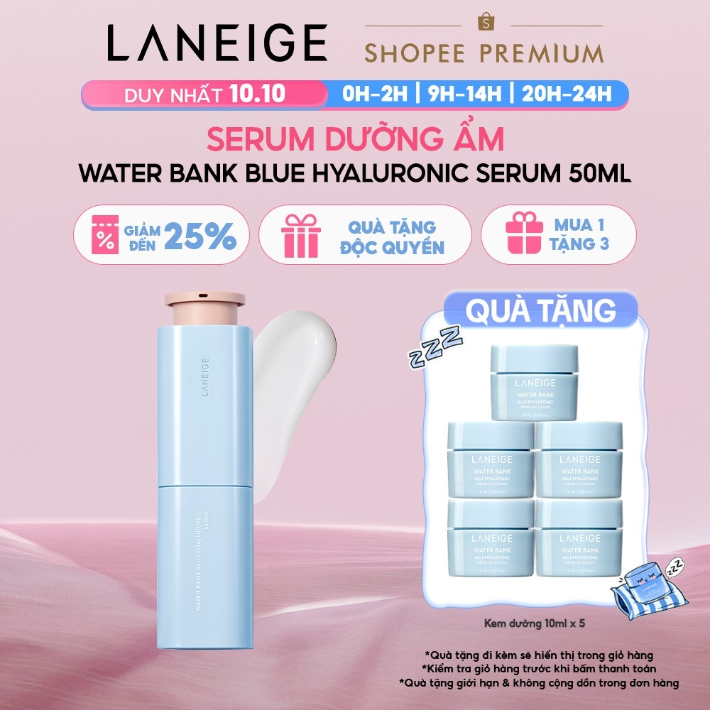 Tinh Chất Dưỡng Ẩm Laneige Water Bank Blue HA Serum 50ml