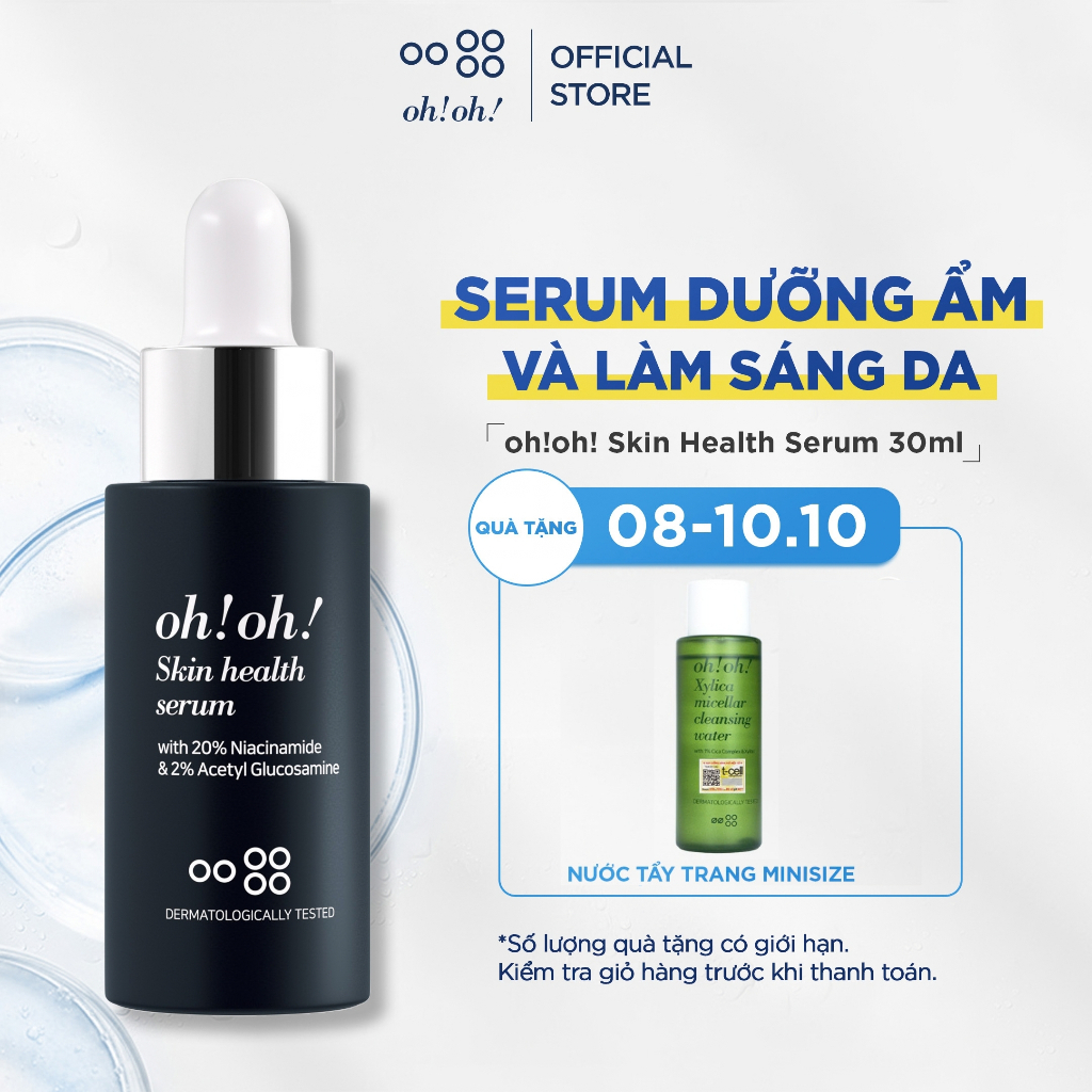 Serum Dưỡng Ẩm Và Làm Sáng Da oh!oh! Skin Health Serum 30ml