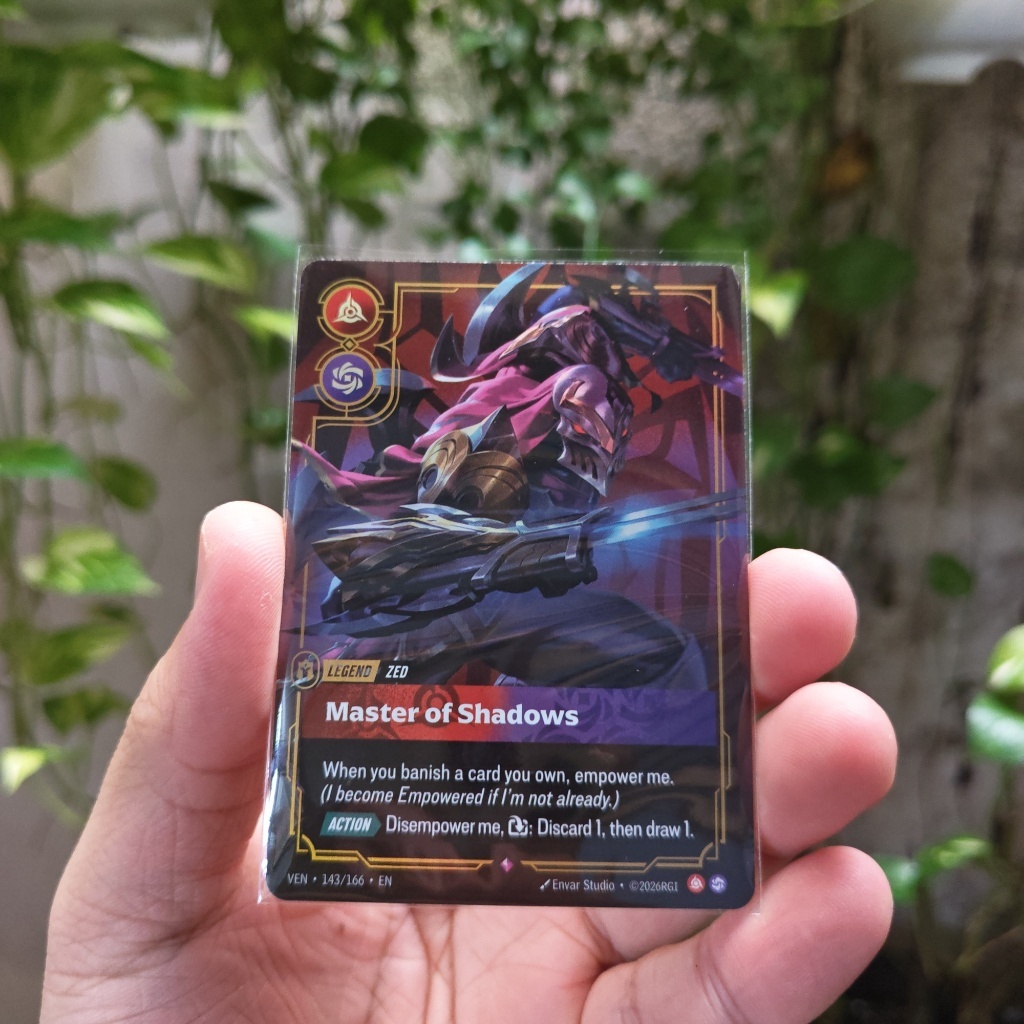 Thẻ Riftbound Zed, Master of Shadows 143/166 Rare | Shopee Việt Nam