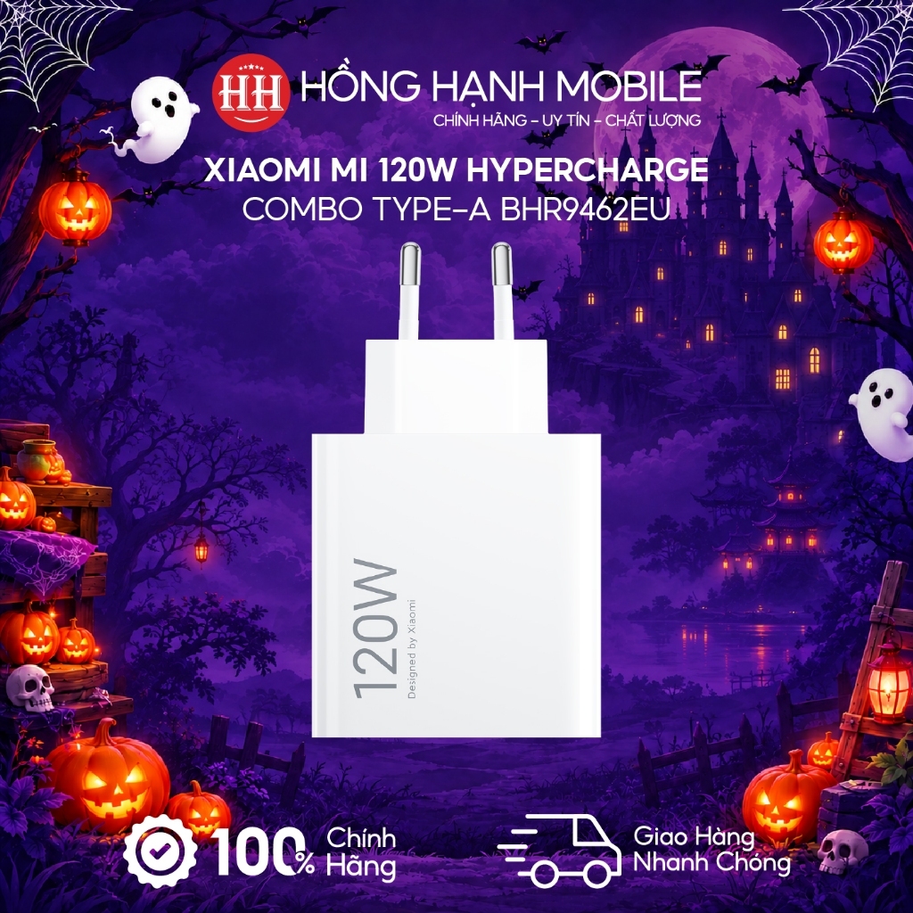 Cốc Sạc Xiaomi Mi 120W HyperCharge Combo Type-A BHR9462EU - Hàng Chính Hãng