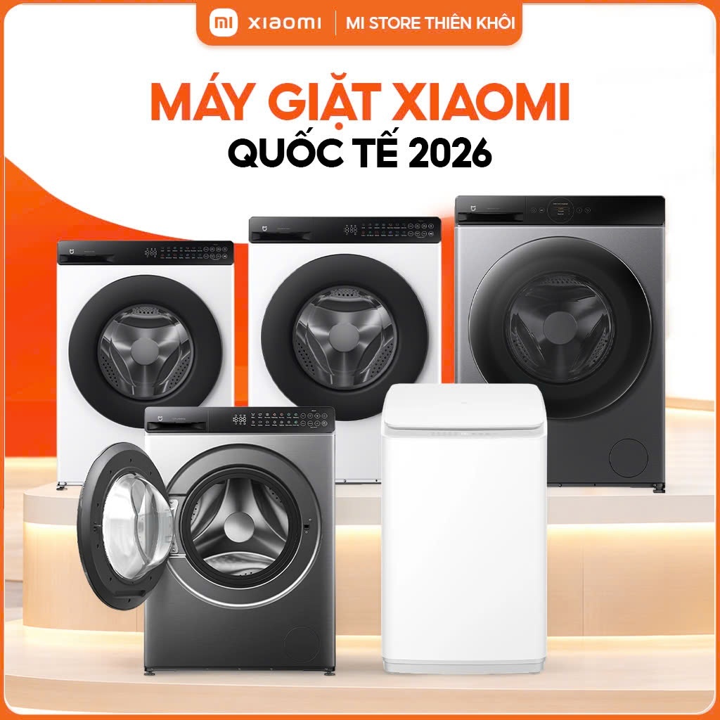 Máy Giặt Xiaomi Bản Quốc tế 2026 ,Giặt Thông Minh, Inverter - Bảo hành chính hãng 24 tháng