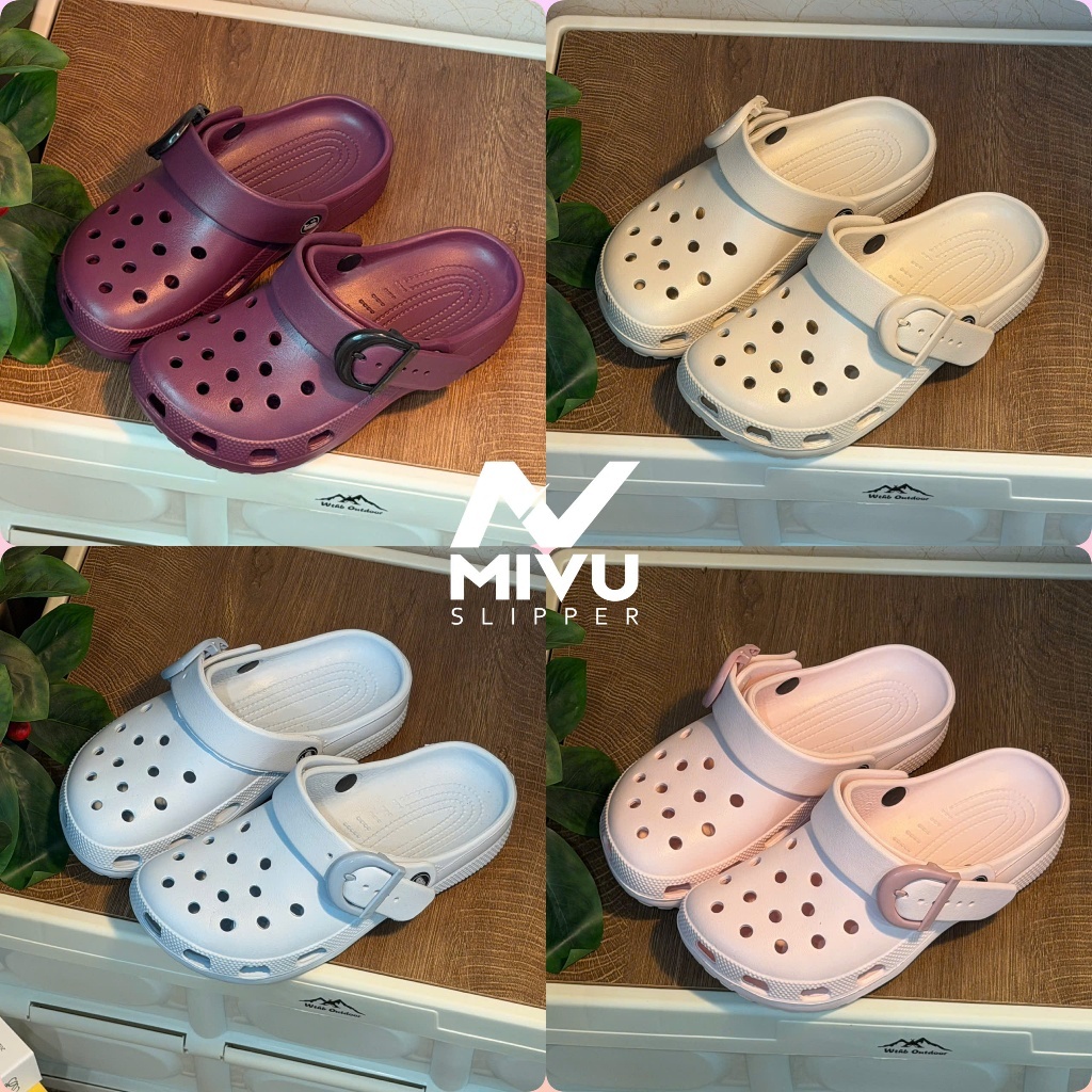 Dép Sục Nam Nữ eva Có Khuy Cài Mẫu Hottrend 2026 đế 3cm chất eva an toàn bảo vệ chân