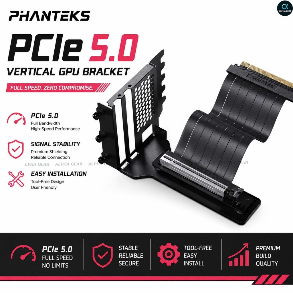 Bộ Dựng Card VGA Phanteks + dây Riser PCIe 4.0/ 5.0 | Shopee Việt Nam