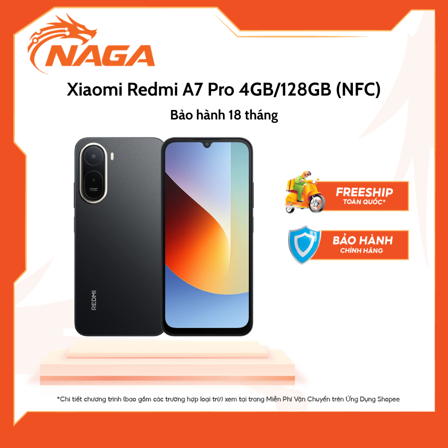 Điện thoại Xiaomi Redmi A7 Pro 4GB/128GB (Hỗ trợ NFC) - Bảo hành Chính hãng 18 tháng