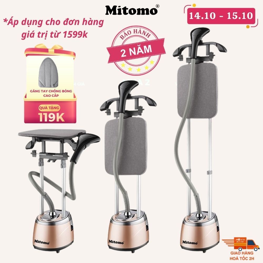 Bàn ủi hơi nước đứng Mitomo GC-559 Công suất 2200W BH 2 năm
