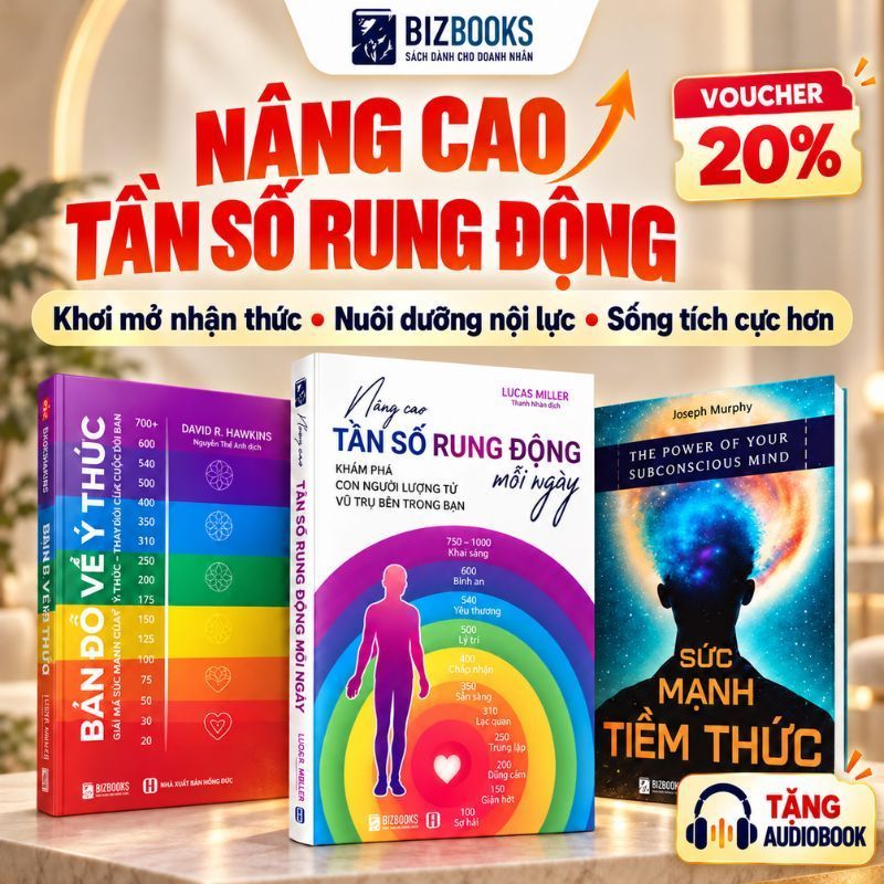 Combo Sách Khai Phá Tiềm Thức Và Nâng Cao Tần Số Rung Động - Bản Đồ Ý Thức, Enneagram [Bizbooks]
