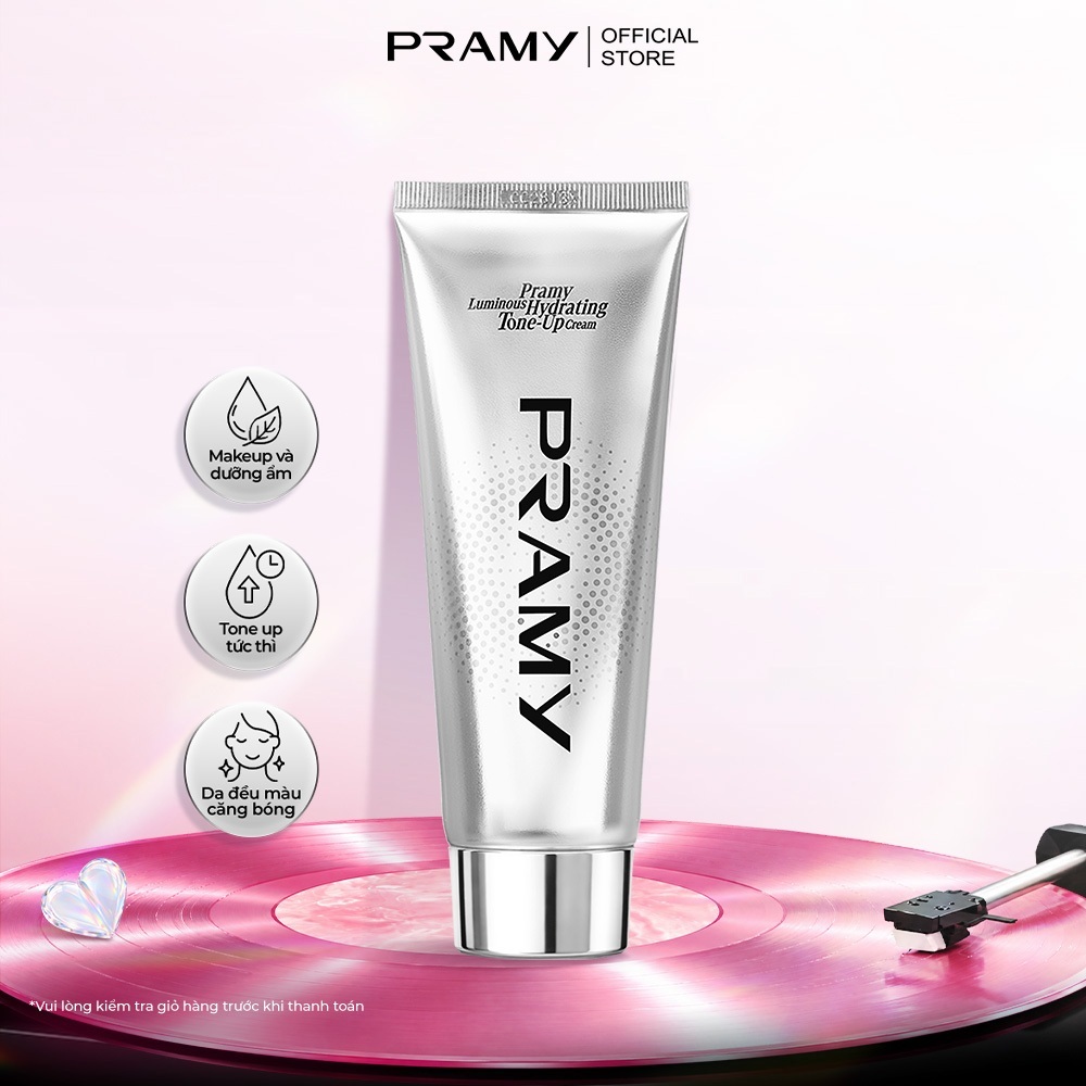 PRAMY Kem Nâng Tông Dưỡng Ẩm Tự Nhiên Mỏng Mịn 110G PRAMY LUMINOUS HYDRATING TONE-UP CREAM