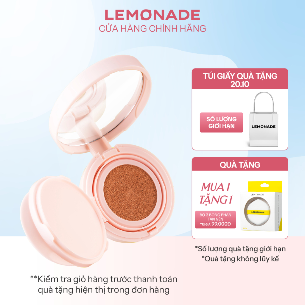 Phấn nước siêu kiềm dầu Lemonade Supermatte Cushion 15g