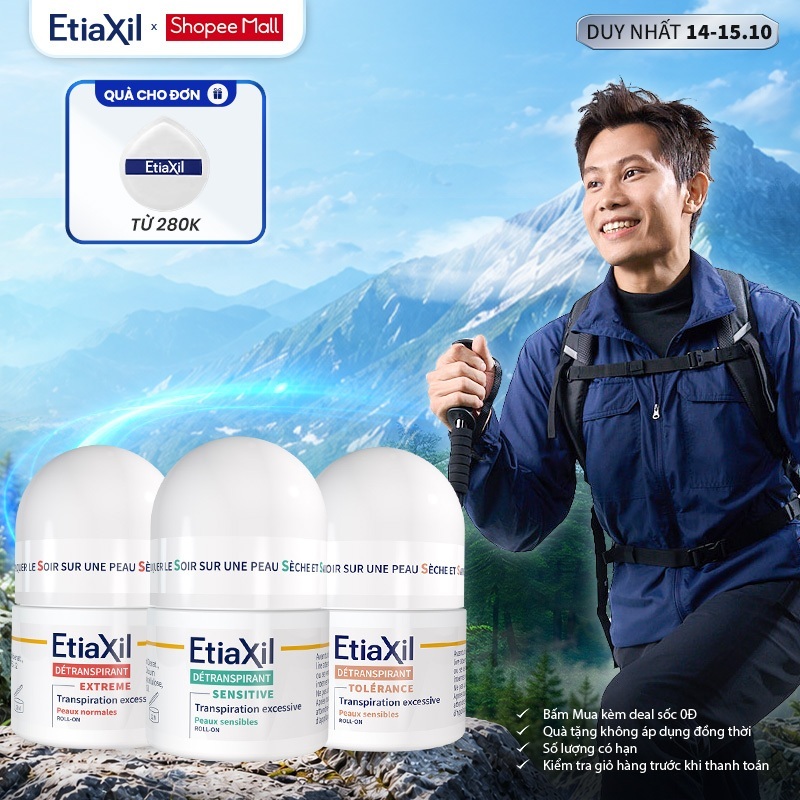 Lăn Khử Mùi Và Ngăn Mồ Hôi Dòng Chuyên Sâu Etiaxil 15ml
