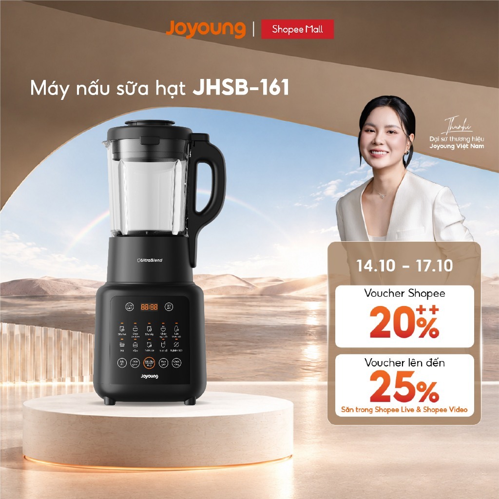 Máy nấu sữa hạt đa năng Joyoung JHSB-161 | Dung tích 1.75L | Công suất 1000W
