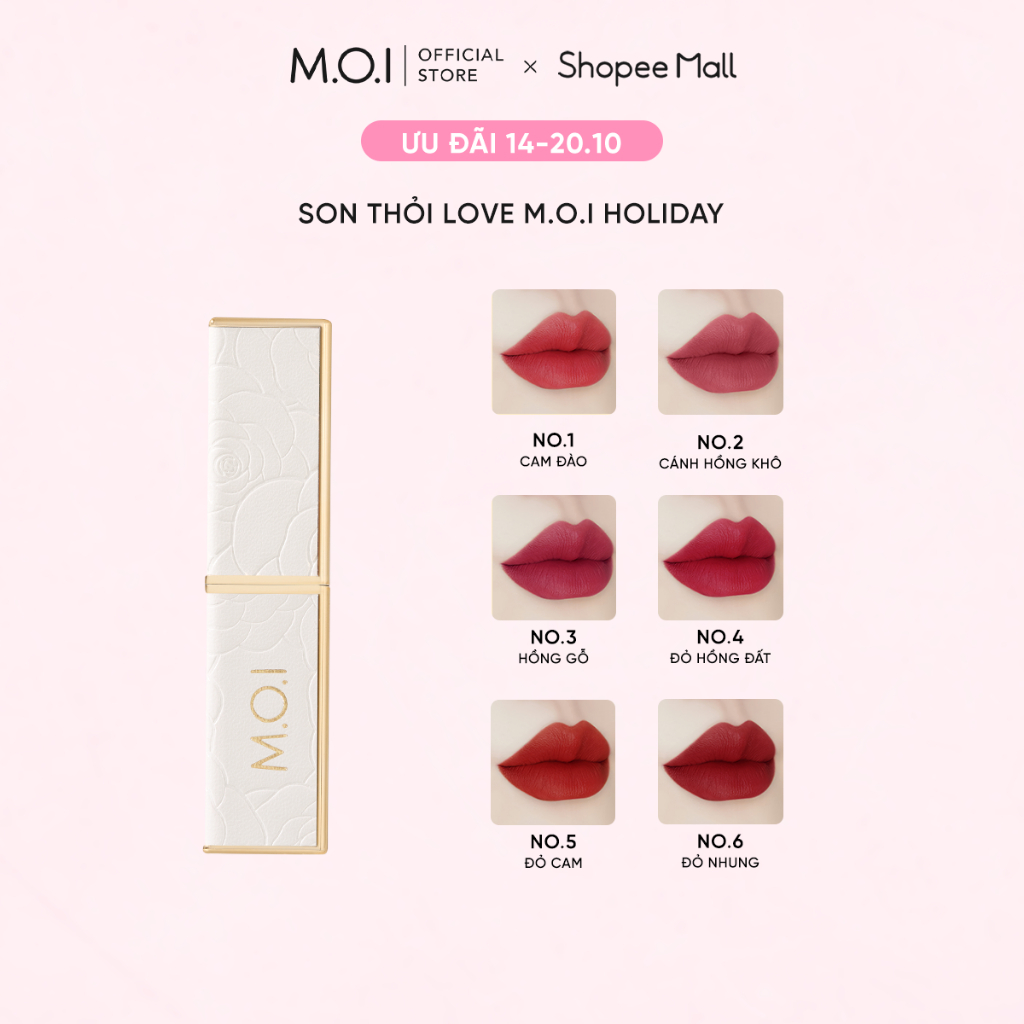 Son Thỏi Love M.O.I Holiday - Phiên Bản Lễ Hội 2.7g