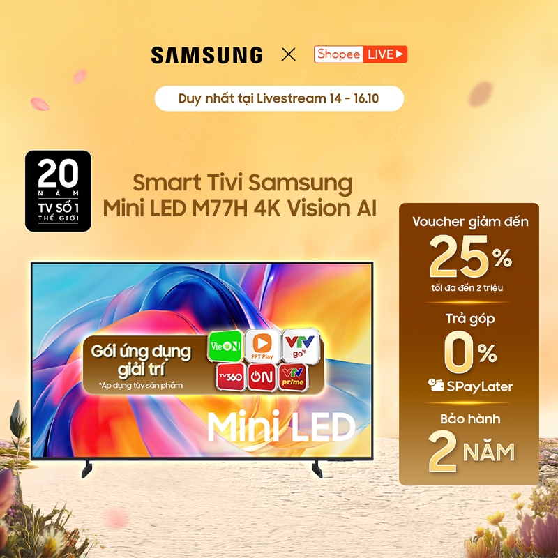 Tivi Mini LED Samsung M77HA - Mới 2026