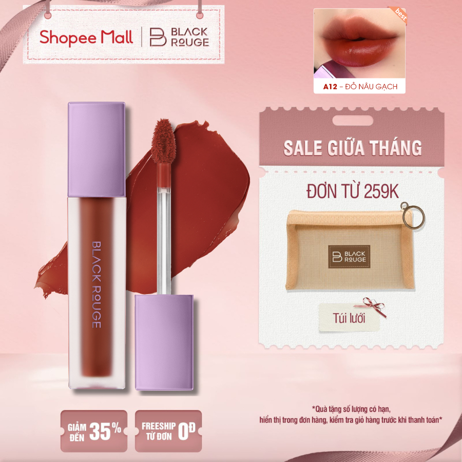 Son Kem Black Rouge Air Fit Velvet Tint Ver 2 - 4.5g