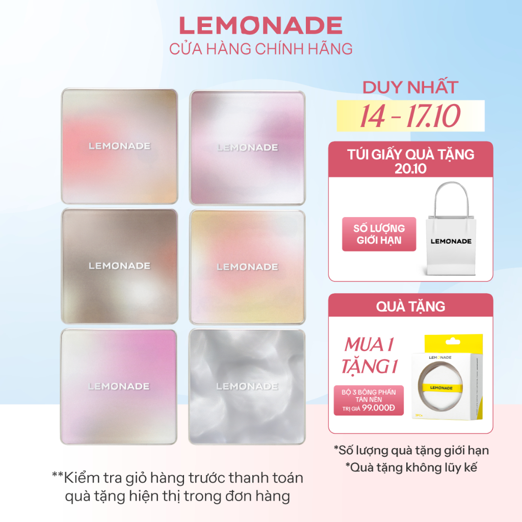 Bảng phấn mắt đa năng Lemonade Aesthetic Multi-task Palette 10.8g