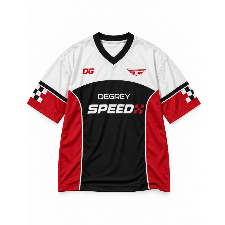 Áo Degrey Jersey Mesh Fabric Race Red - JERMESHRACEDO