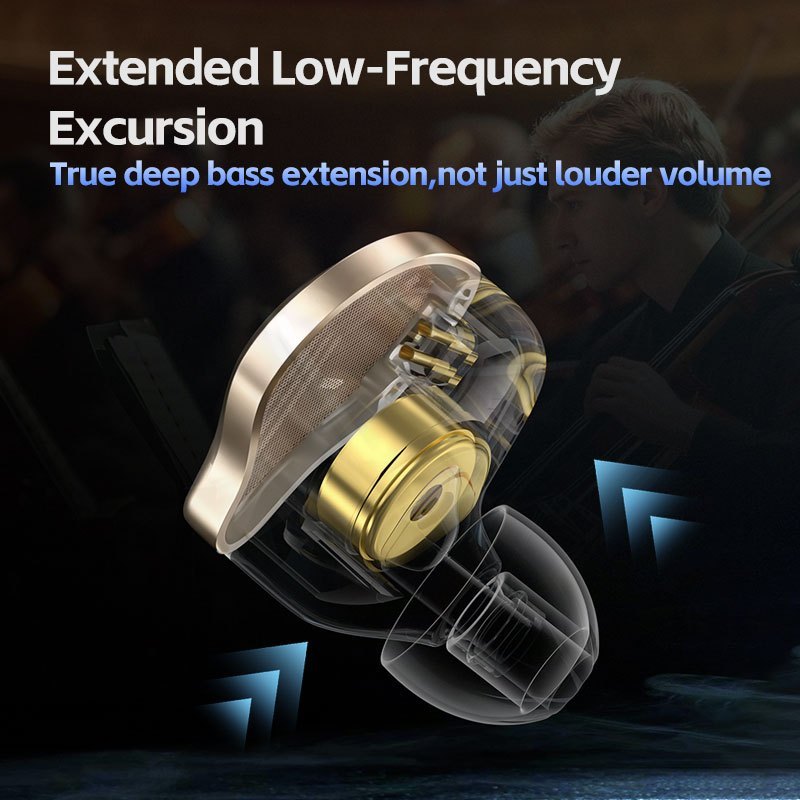 [Hỏa Tốc] Tai Nghe IEM GK Kunten Pro Dynamic Driver Thế Hệ Thứ 2 Màng Loa Polymer 7.1mm Âm V-Shape | BigBuy360 - bigbuy360.vn