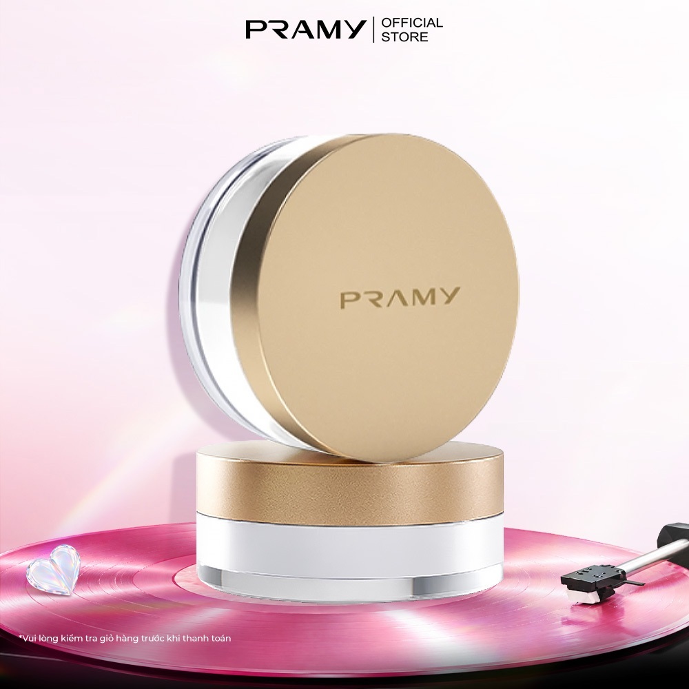 Phấn Phủ Kiềm Dầu PRAMY Dạng Bột Mỏng Nhẹ Kiểm Soát Dầu Nhỏ Gọn Tiện Lợi PRAMY Translucent Loose Powder Travel Size 8g