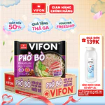 [VOUCHER HOT 10%] Thùng 24 Phở Bò VIFON Có Gói Nước Cốt Bò - Cung Cấp Dinh Dưỡng, 75g/Gói — ảnh 1