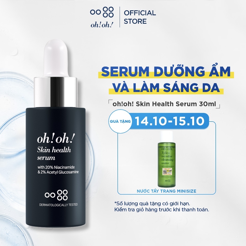 Serum Dưỡng Ẩm Và Làm Sáng Da oh!oh! Skin Health Serum 30ml