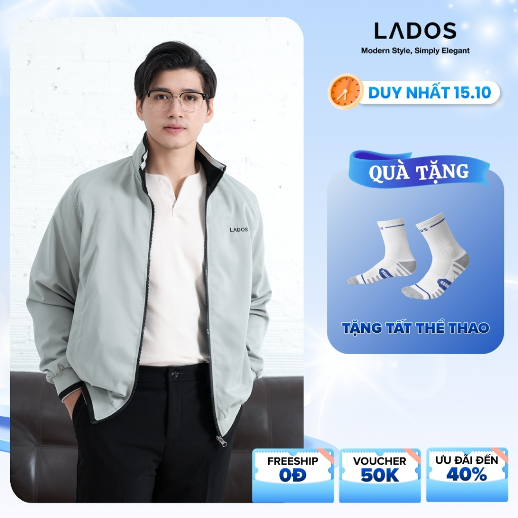 Áo khoác dù unisex 2 mặt LADOS - 2015 chất liệu dù cao cấp chống nắng , Mặc được 2 mặt cực kỳ tiện lợi