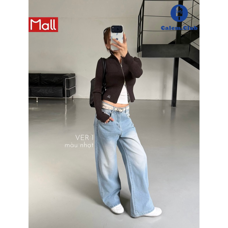 Calem.Club- Quần Jeans Ống Suông Ver 1 nhiều màu tôn dáng form unisex nam nữ