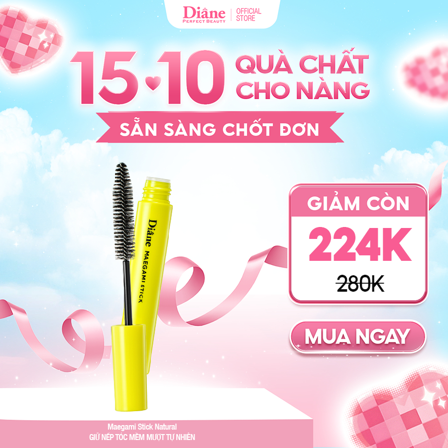Mascara chuốt tóc giữ nếp mềm mượt tự nhiên tạo kiểu tóc Diane Maegami Stick 10ml