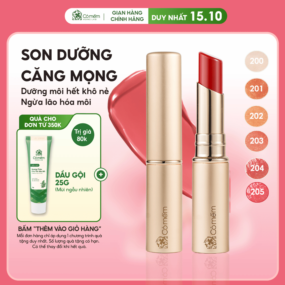 Son Dưỡng Môi Nhiên Cỏ Mềm Chứa Maxilip Giúp Dưỡng Ẩm Mềm Mịn Ngăn Ngừa Lão Hóa Môi 3g