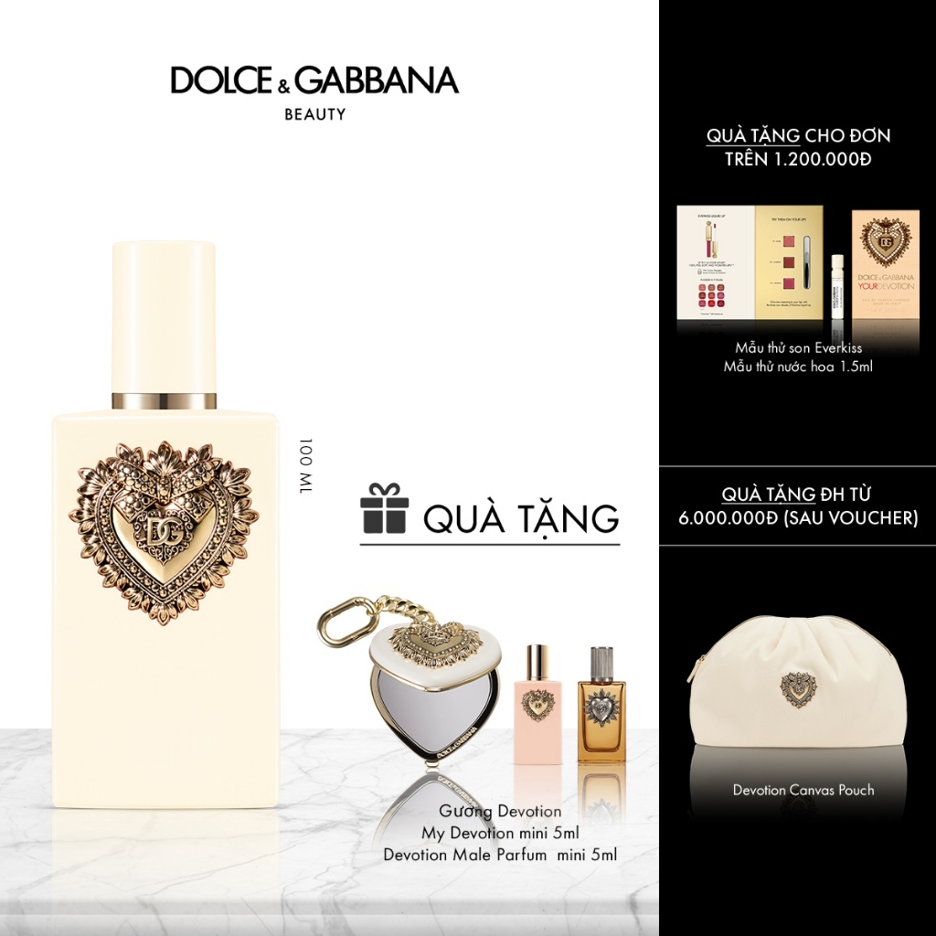 [CHÍNH HÃNG] Nước hoa nữ Dolce&Gabbana Your Devotion EDP Intense 100ml