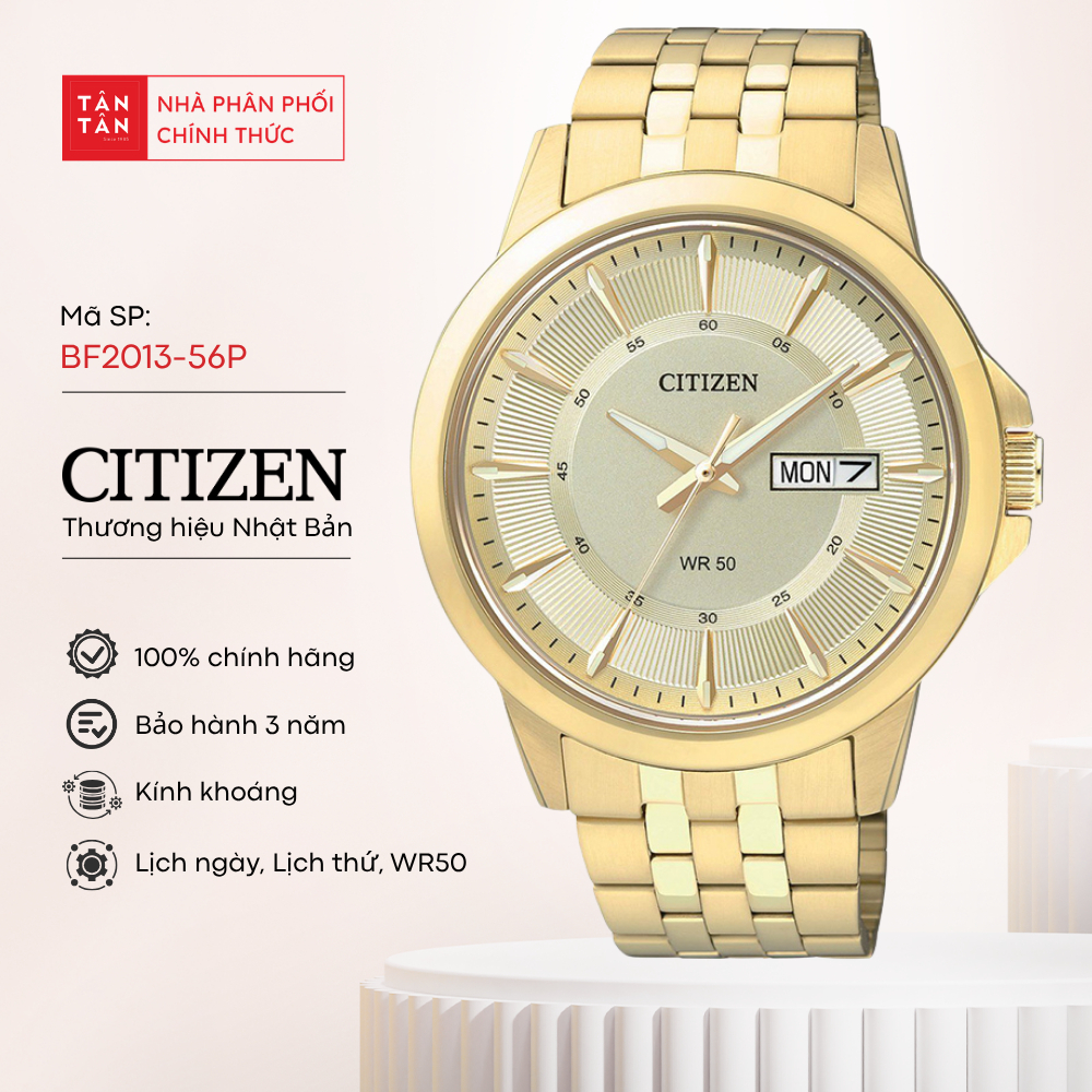 Đồng Hồ Nam Citizen BF2013-56P Quartz 41mm - Đồng Hồ Tân Tân
