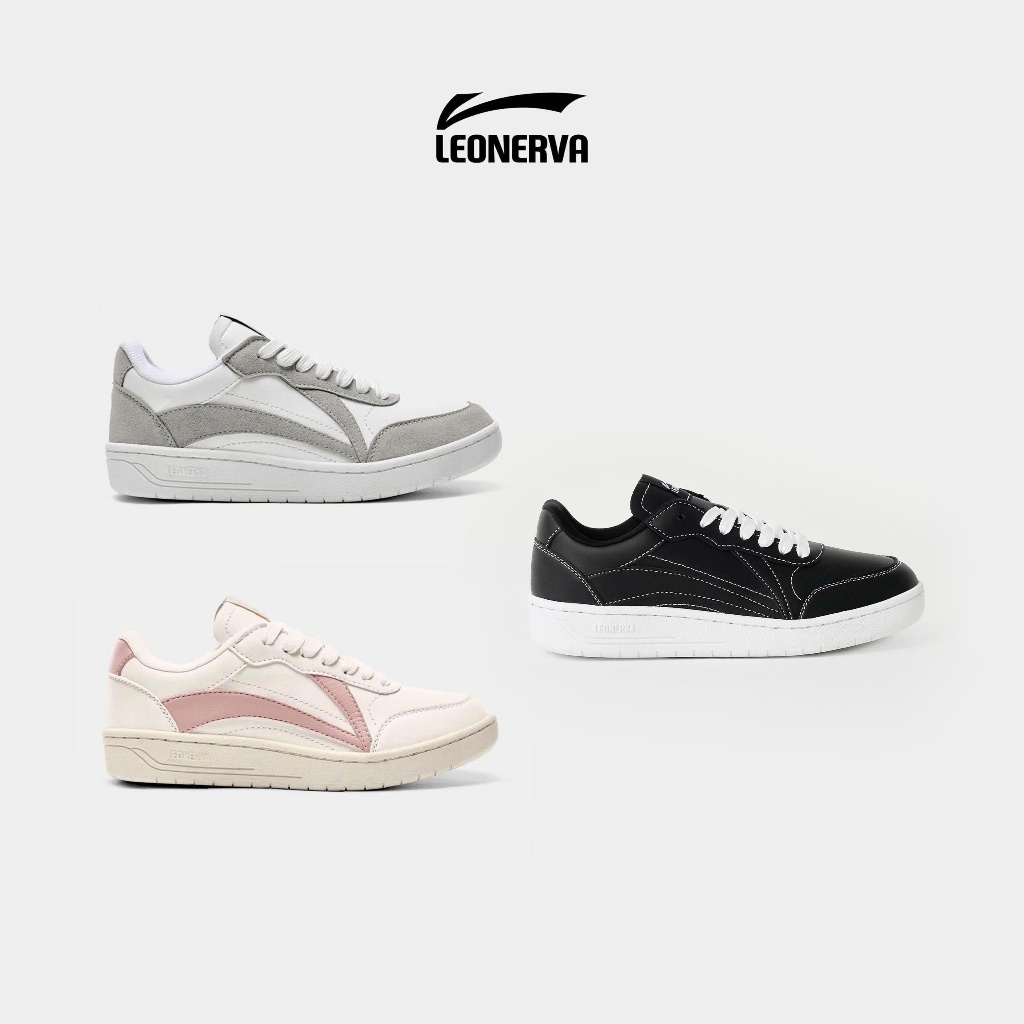 [ BST NEW ] Giày Thể Thao Nam Nữ LEONERVA EZ - Giày Hot Trend Basic - Giày Đế Bằng - Chính Hãng ( Tặng Quà Khi Mua )