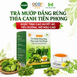 Trà Khổ Qua Rừng Thìa Canh Chuẩn VietGAP, Trà Thảo Mộc Mướp Đắng Rừng Thìa Canh, Trà Túi Lọc 30 Gói