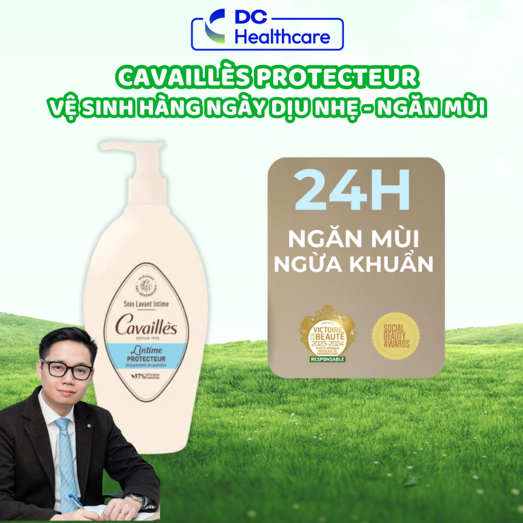 Dung Dịch Vệ Sinh Phụ Nữ Roge Cavailles XANH BIỂN PROTECTEUR 250ml DrCung Healthcare (Màu Xanh Dương)