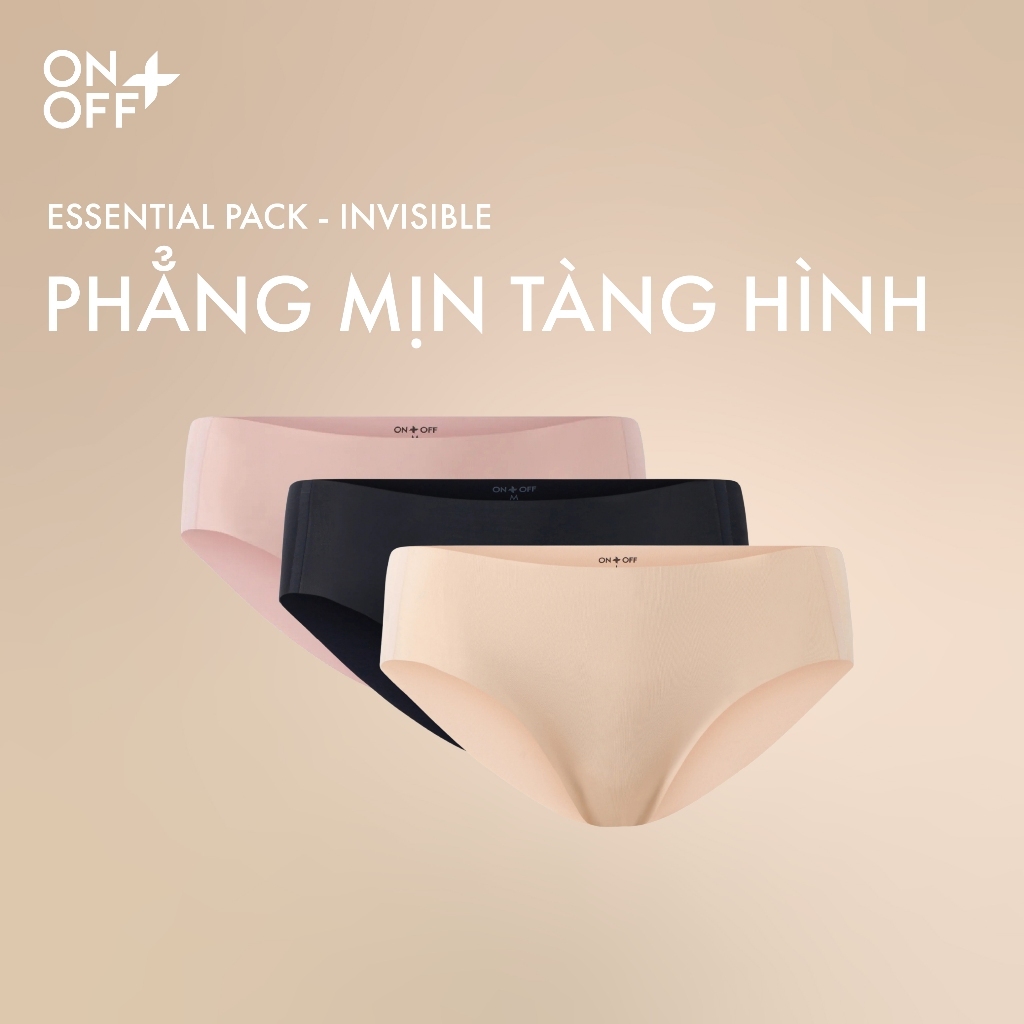 Combo 3 quần lót nữ ONOFF tàng hình không đường may mát mịn - 16UY26A024