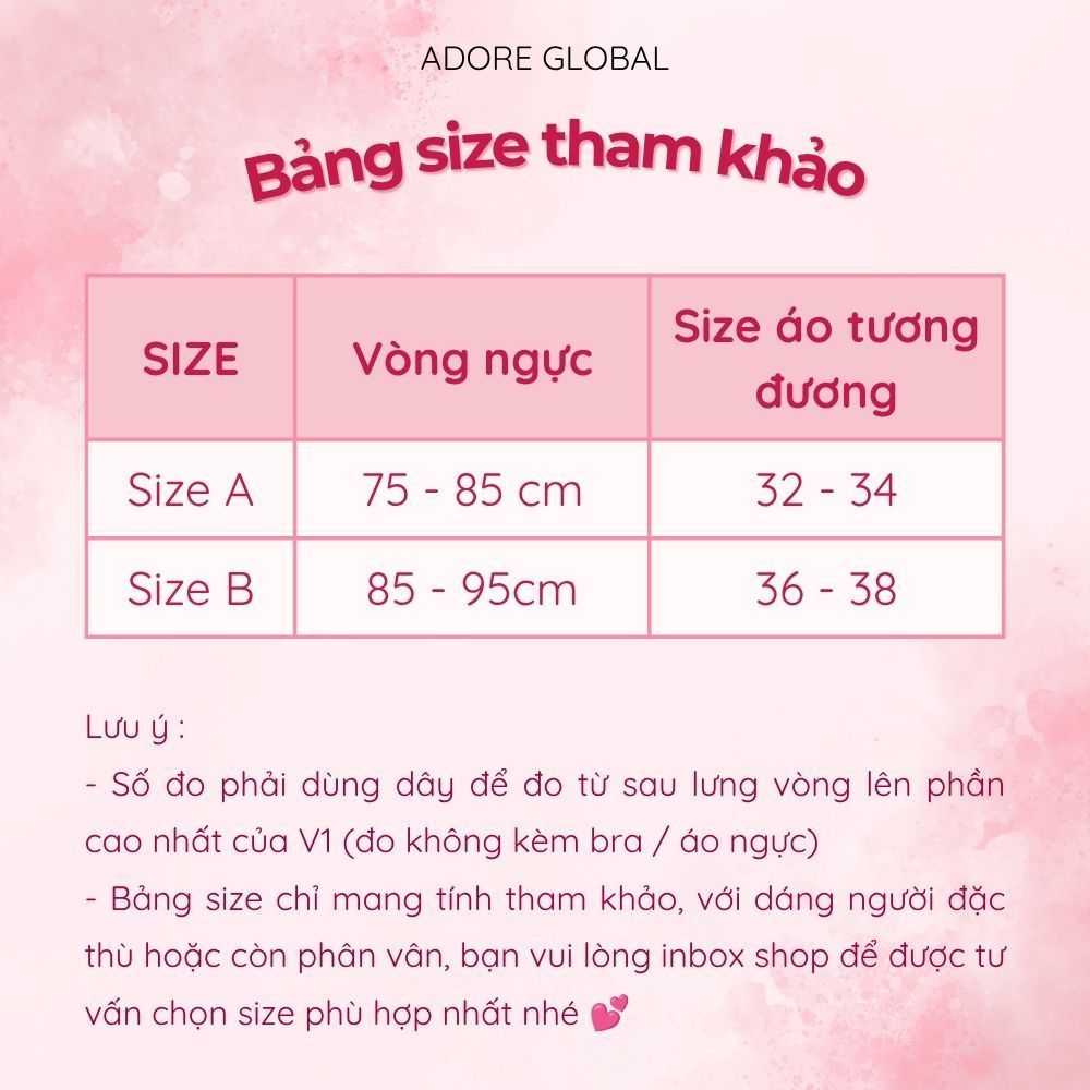 Miếng Dán Nâng Ngực Adore Hình Bàn Tay Có Keo Dính Tạo Khe Đẩy Ngực Tạo Quả Tròn - Adore Global | BigBuy360 - bigbuy360.vn