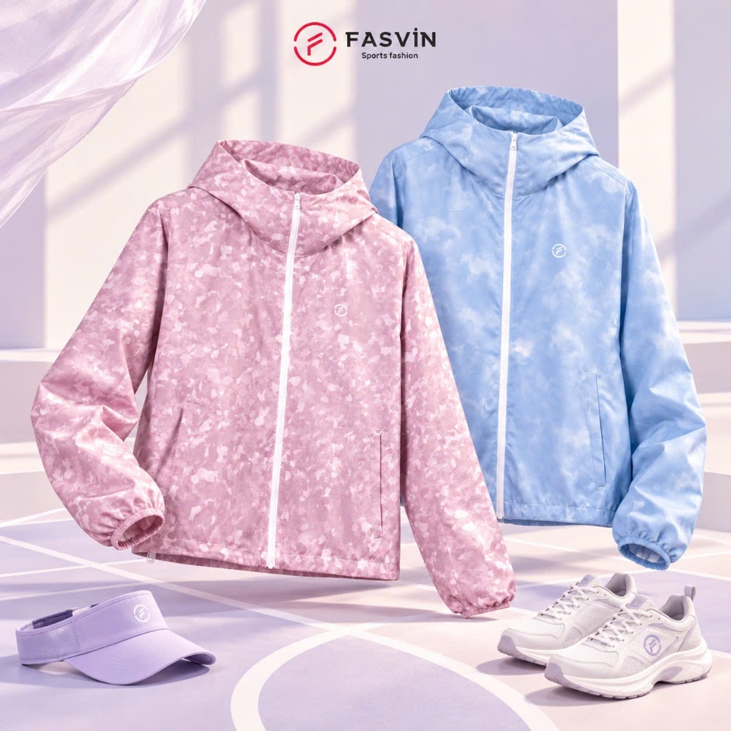 Áo Khoác Gió Nữ Fasvin 01 Lớp Có Mũ Chất Liệu Cao Cấp, Cản Bụi, Cản Gió, Chống Nắng AG26713.HN
