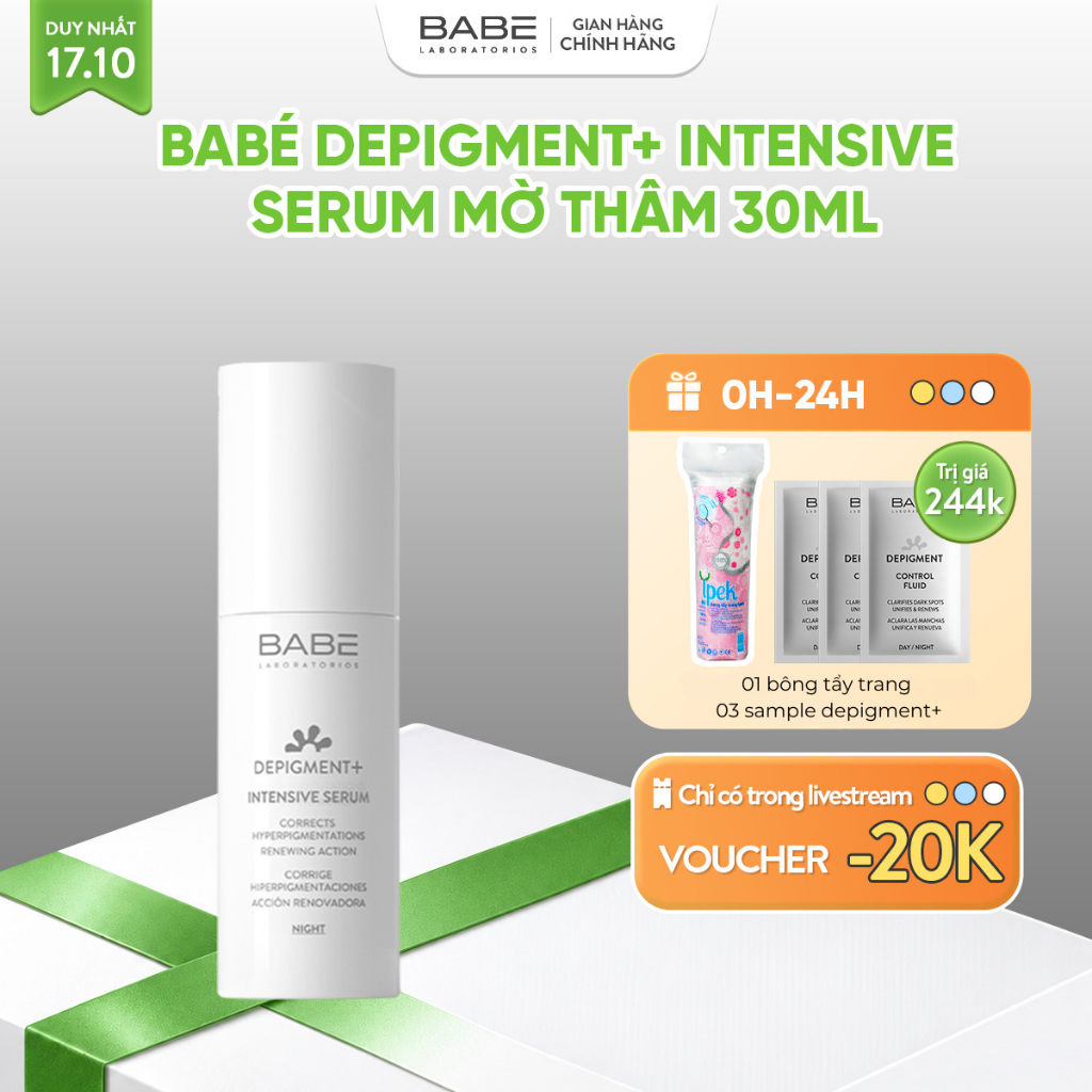 Tinh Chất Dưỡng Sáng Da Và Làm Mờ Vết Thâm Nám DEPIGMENT+ Intensive Serum Chai 30ml