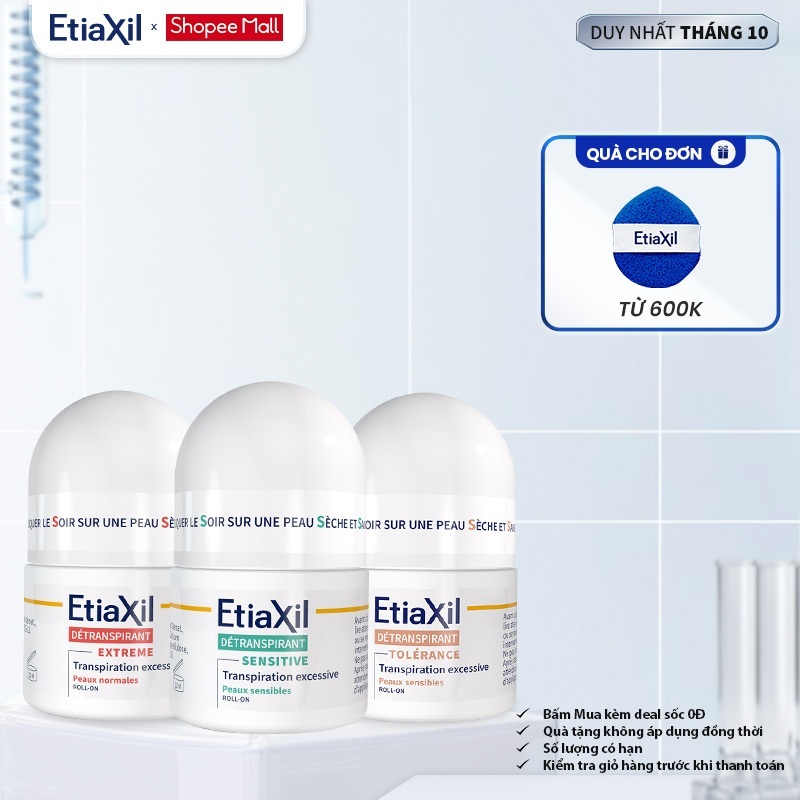 Lăn Khử Mùi Và Ngăn Mồ Hôi Dòng Chuyên Sâu Etiaxil 15ml