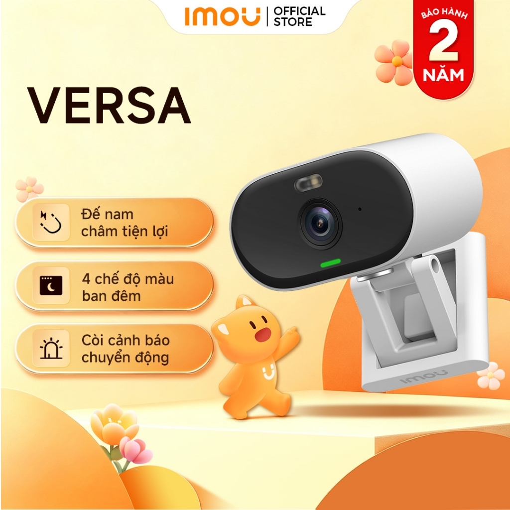 Camera Wifi trong nhà và ngoài trời Imou Versa I IPC-C22FP I Đàm thoại I Màu ban đêm I Đế nam châm