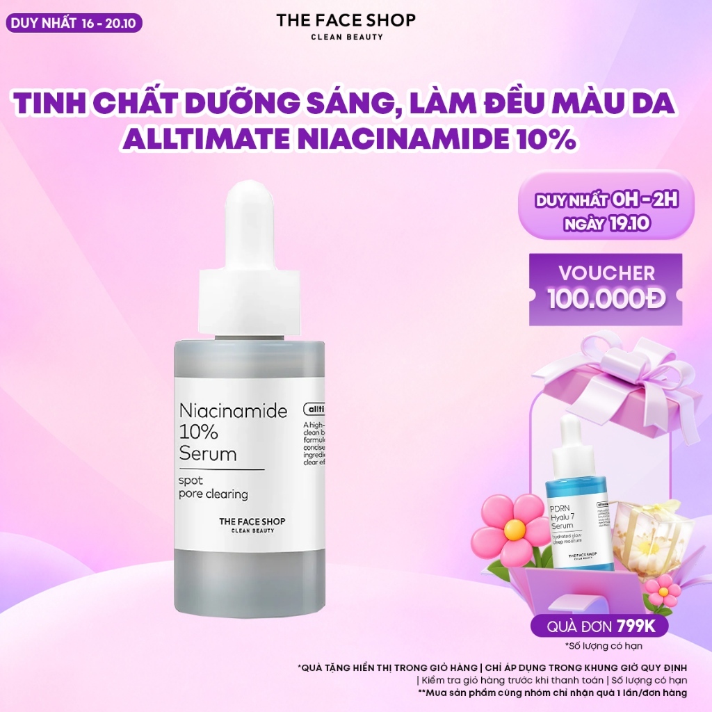 [SALE] Tinh Chất Dưỡng Sáng, Làm Đều Màu Da THEFACESHOP Alltimate Niacinamide 10% 30ml
