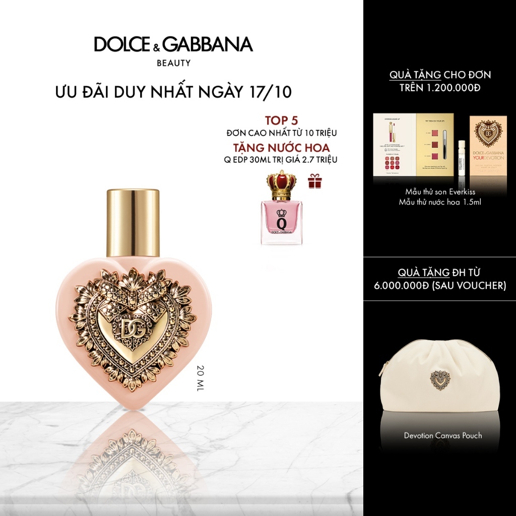 [CHÍNH HÃNG] Nước hoa nữ Dolce&Gabbana My Devotion EDP Intense 20ml