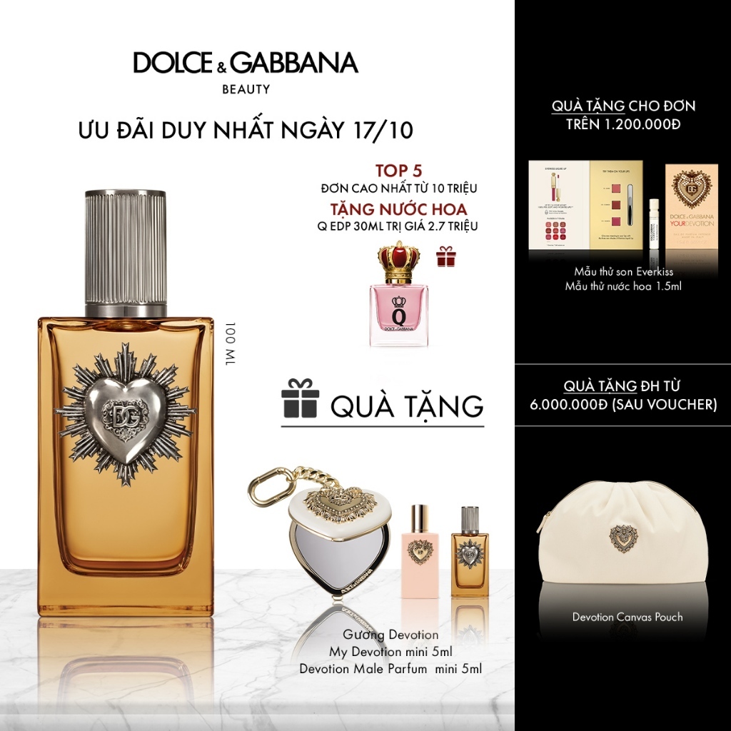 [CHÍNH HÃNG] Nước hoa nam Dolce&Gabbana Devotion Male Parfum 100ml