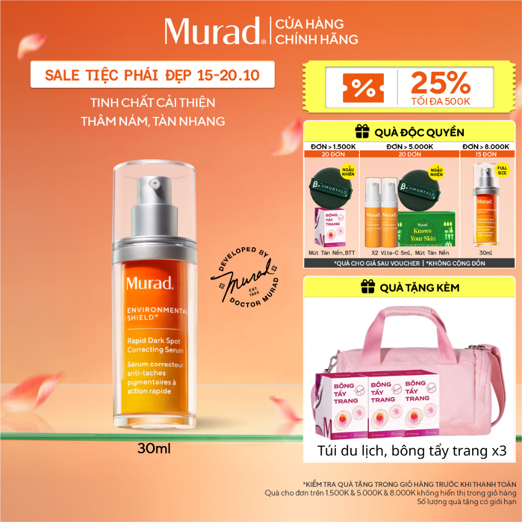 Tinh chất hỗ trợ làm mờ vết nám Murad Rapid Dark Spot Correcting Serum 30ml