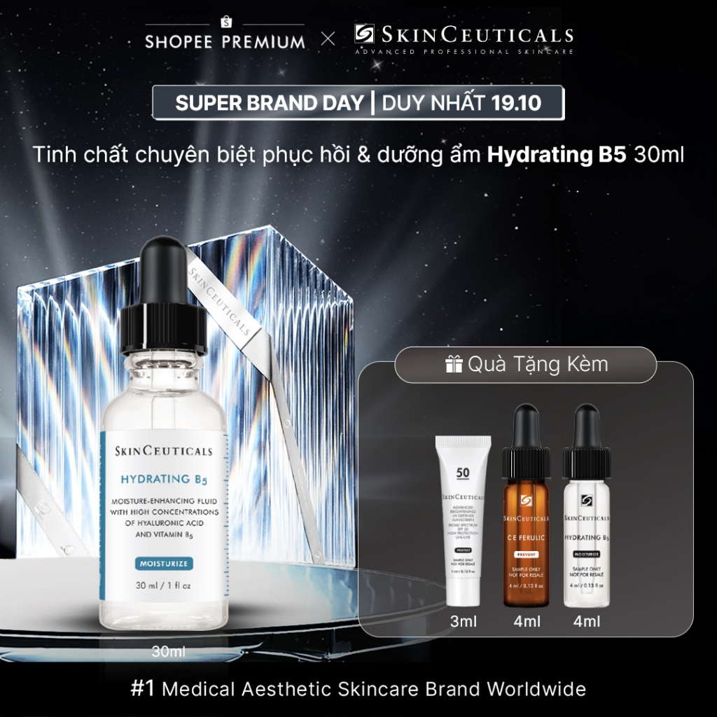 Dưỡng chất cấp ẩm và phục hồi cho mọi loại da Skinceuticals Hydrating B5 30ml